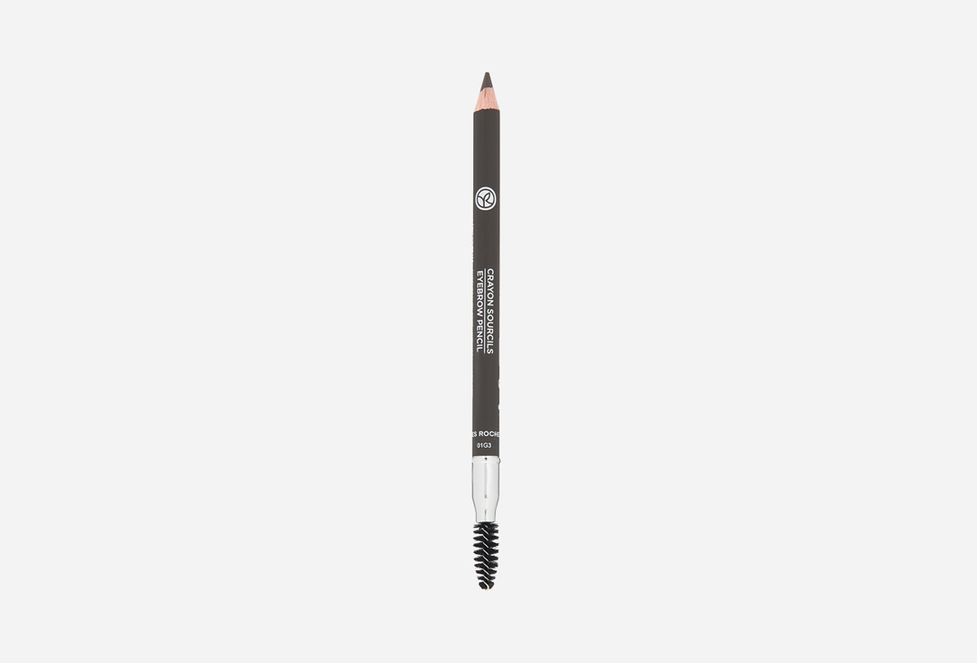 Карандаш для бровей YVES ROCHER Crayon Sourcils 05. Ultra Brun 1 г контурные карандаши и подводка yves rocher карандаш для контура глаз