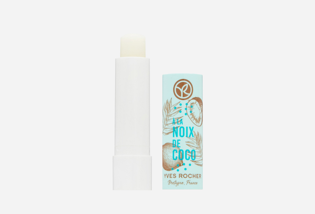 цена Питательный бальзам для губ YVES ROCHER Noix de Coco Baume à Lèvres Noix de Coco 4.8 мл