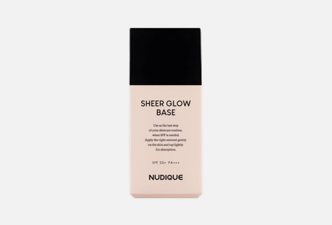 Изображение товара База для макияжа Nudique SHEER GLOW BASE SPF 50+ увлажнение защита кожи 35мл