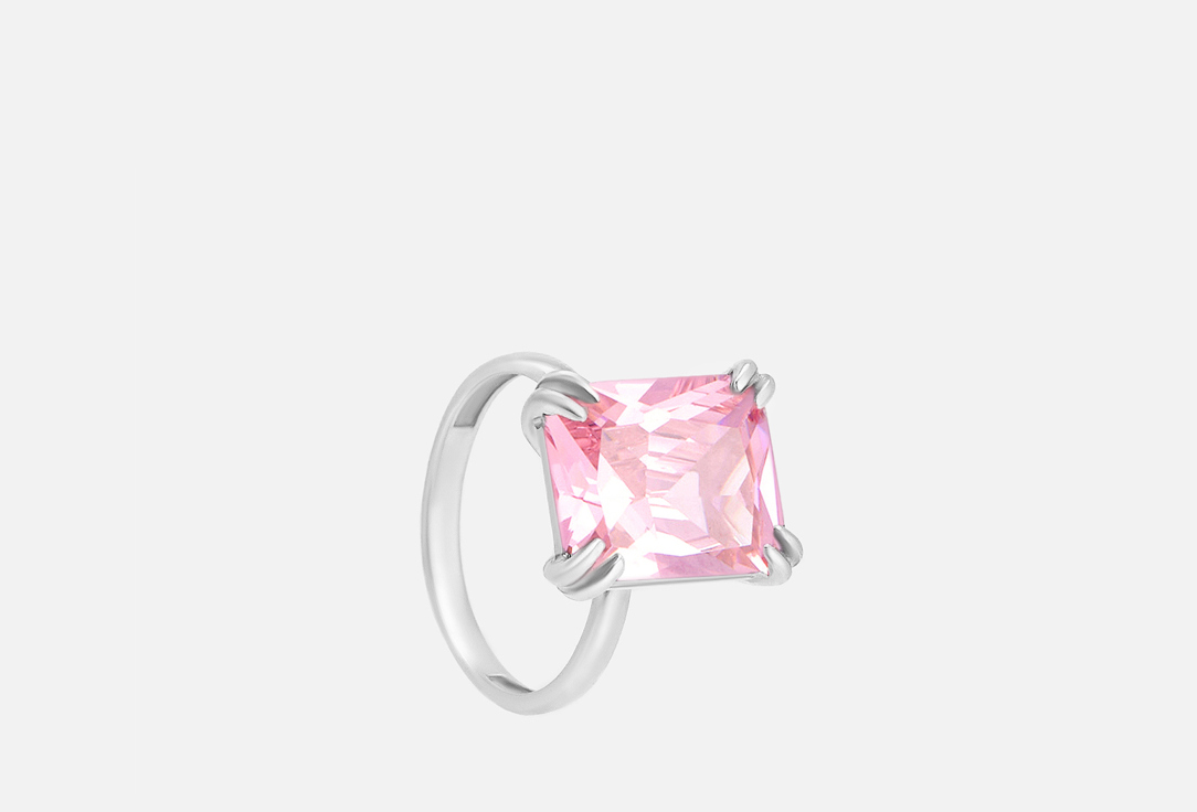 Изображение товара Кольцо серебряное ACSY с фианитом ROSÉ