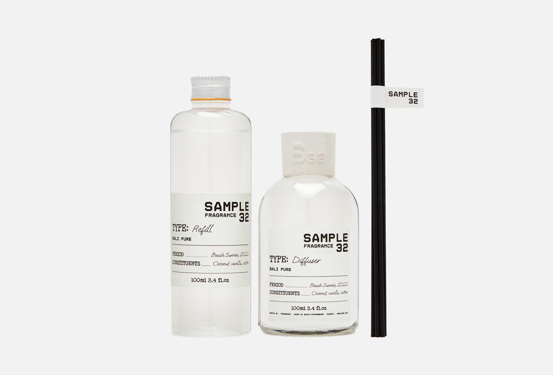 Ароматический диффузор SAMPLE 32 Bali Pure 100 мл аромадиффузор sample 32 irish whitе 100 мл