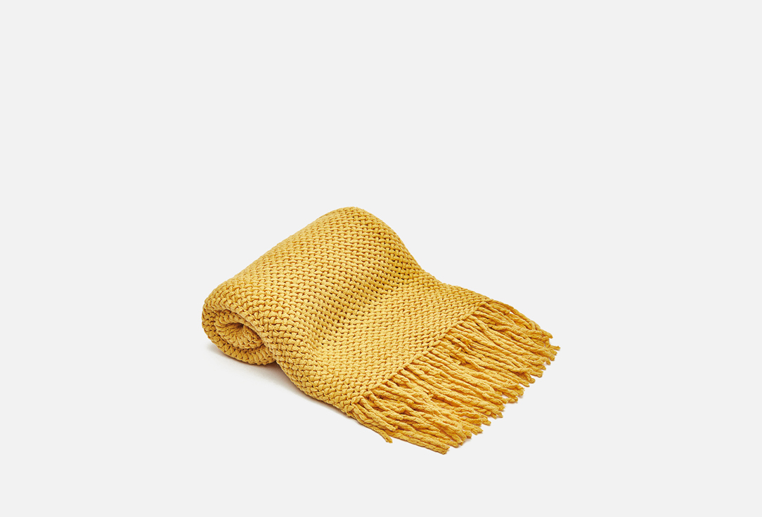Плед TOWELS BY SHIROKOVA Grandma`s yellow 1 шт плед daily by t 140х200см хлопок 70% желтый арт 1015 00103