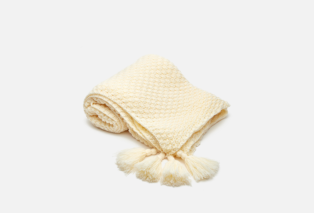 Плед TOWELS BY SHIROKOVA Tenderness cream 1 шт плед 1 5 спальный absolute 7411 цвет кремовый
