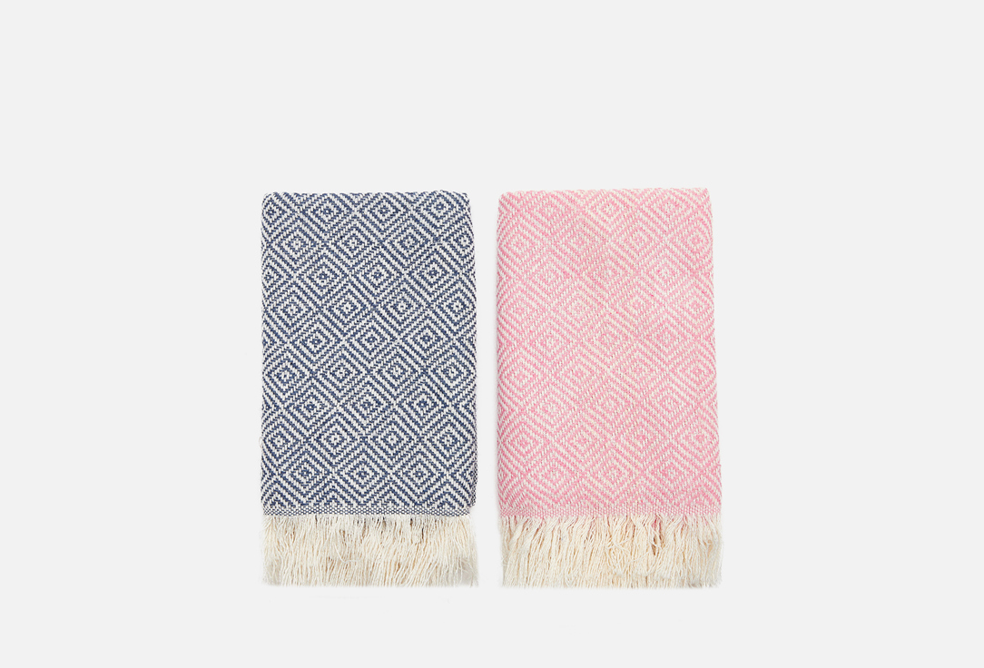 Набор полотенец  Towels by Shirokova Boho pink Розовый