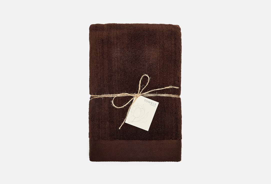 

Полотенце TOWELS BY SHIROKOVA, Коричневый, Chocolate 140х70 1 шт