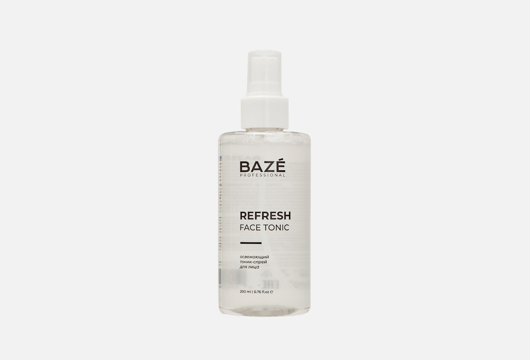 Освежающий тоник-спрей для лица BAZE PROFESSIONAL REFRESH FACE TONIC 200 мл спрей для волос baze professional 20 in 1 250 мл