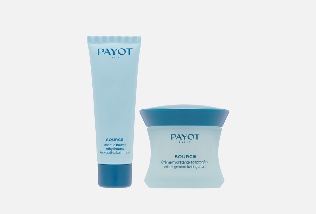payot набор подарочный source rituel hydratation 50 мл 4 5 г Подарочный набор для ухода за кожей лица PAYOT Source 2 шт