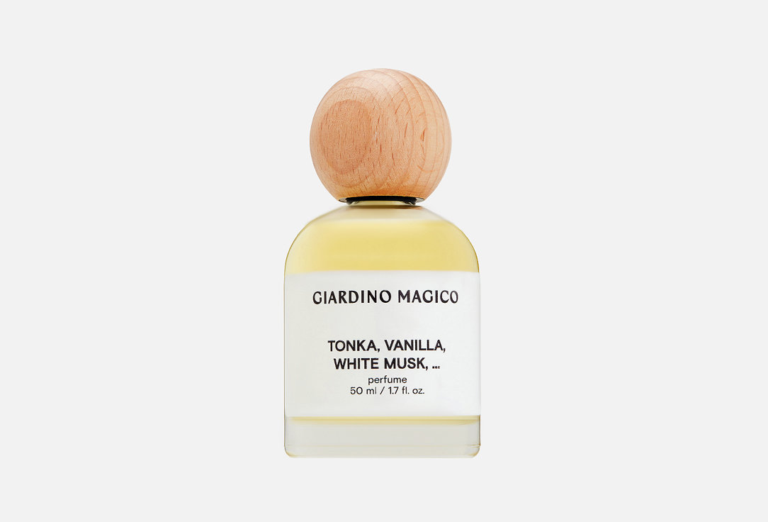 цена концентрированные духи GIARDINO MAGICO Tonka, vanilla, white musk 50 мл