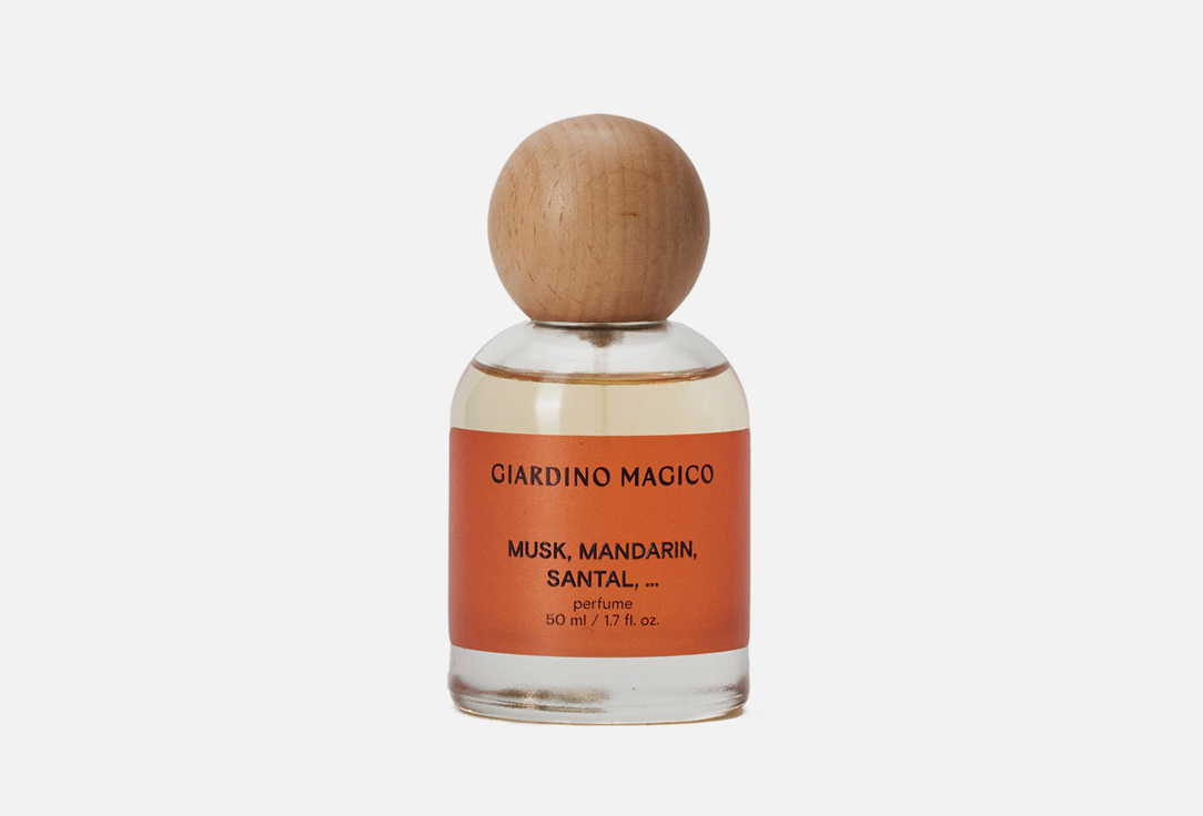 концентрированные духи GIARDINO MAGICO Musk, mandarin, santal 50 мл питательный крем для рук giardino magico musk mandarin santal 50 мл