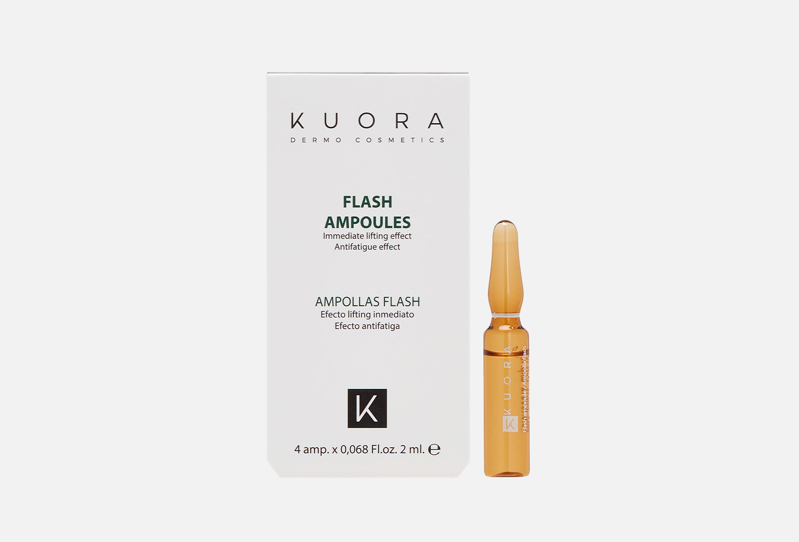 KUORA Сыворотка в ампулах для лица Flash ampoules 4 шт — купить, цена в ...