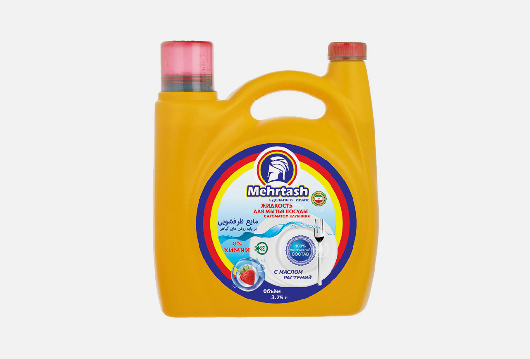 

Жидкость для мытья посуды MEHRTASH, С ароматом клубники 3.75 л