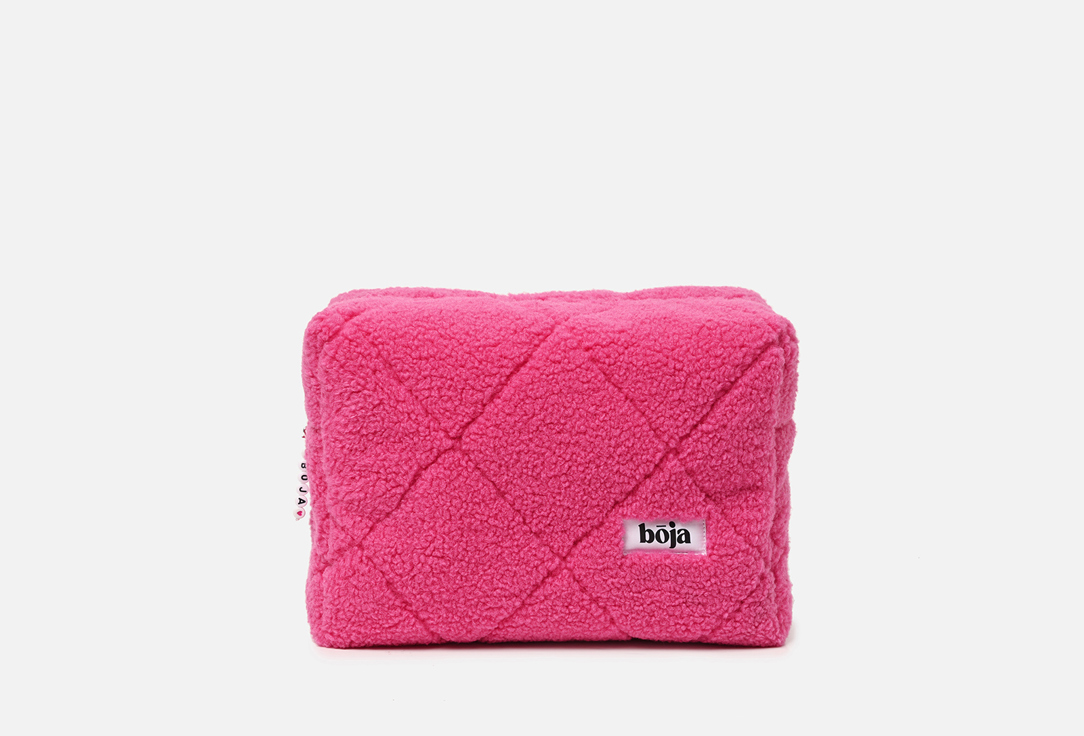 гурмандиз овальная большая розовая косметичка Большая косетичка BŌJA Magenta Teddy 1 шт