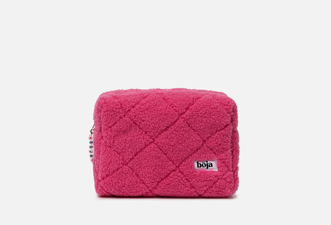 Средняя косетичка BŌJA Magenta Teddy 1 шт одинарная розовая 342fj ярко розовая