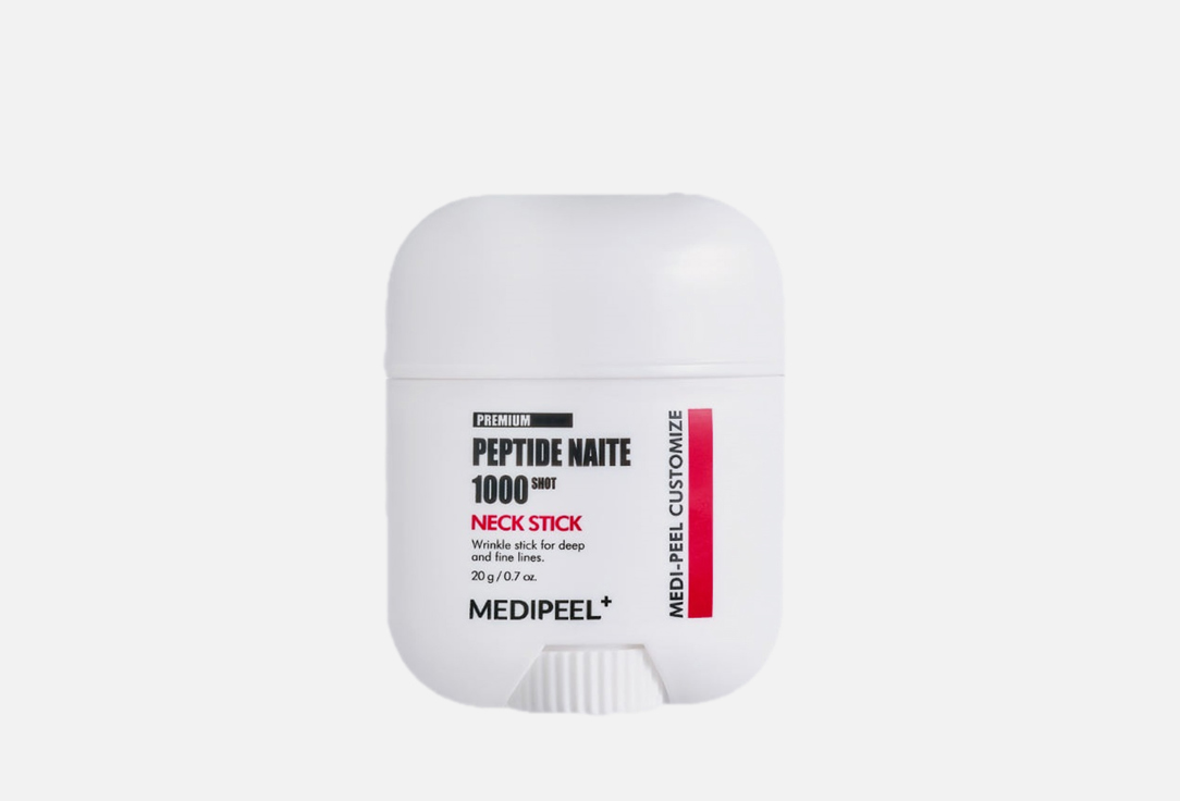 Укрепляющий стик для зоны шеи и декольте MEDI PEEL Premium Peptide Naite 1000 Shot Neck Stick 20 г осветляющий стик для лица medi peel bio intense glutathione white stick 10 г