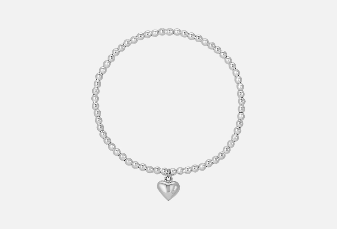 Изображение товара Браслет серебряный Spiralis Амур с объемным сердечным подвесом для женщин