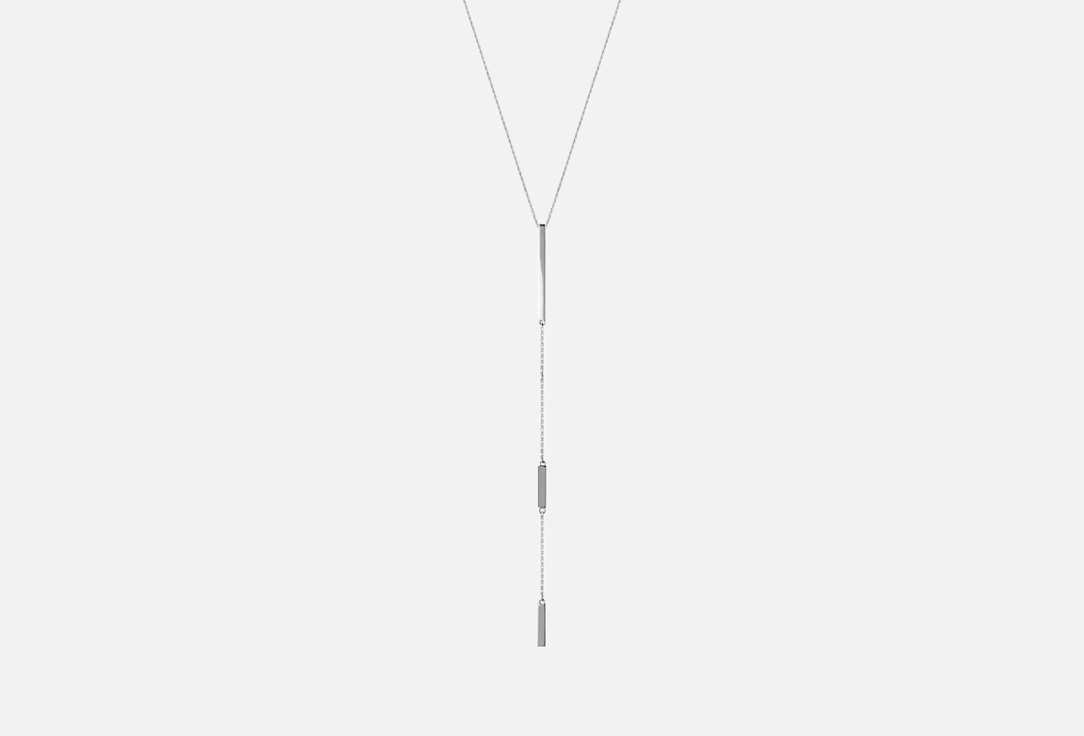 Колье серебряное Spiralis Rain necklace 