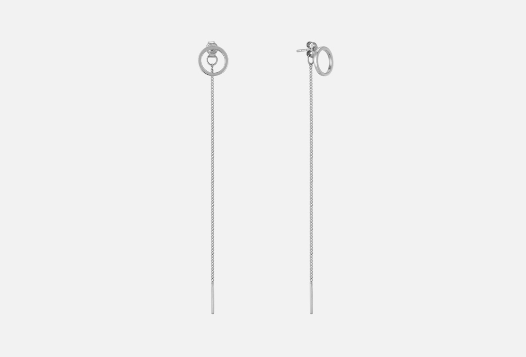 Серьги серебряные SPIRALIS Moonlight earrings 2 шт