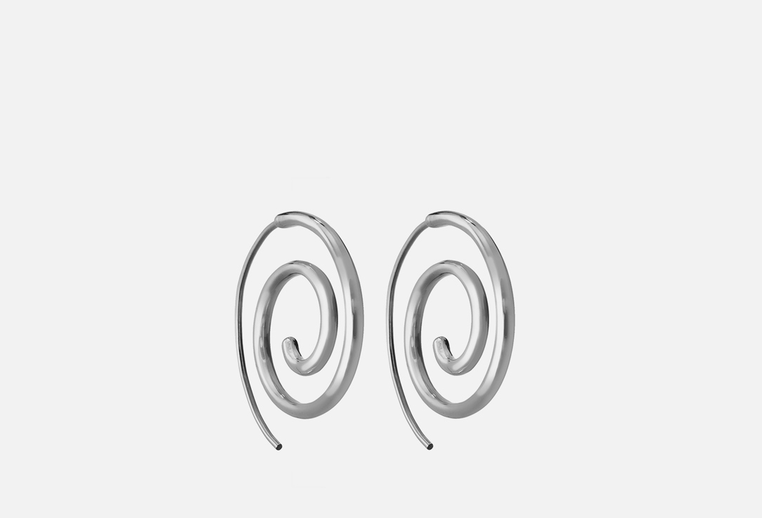 Серьги серебряные Spiralis Spiral earrings 