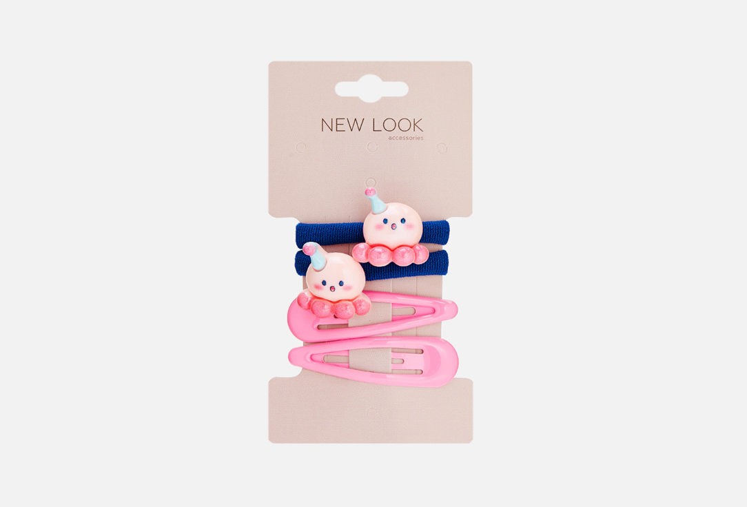 Изображение товара Резинки и невидимки для волос New Look Розовый