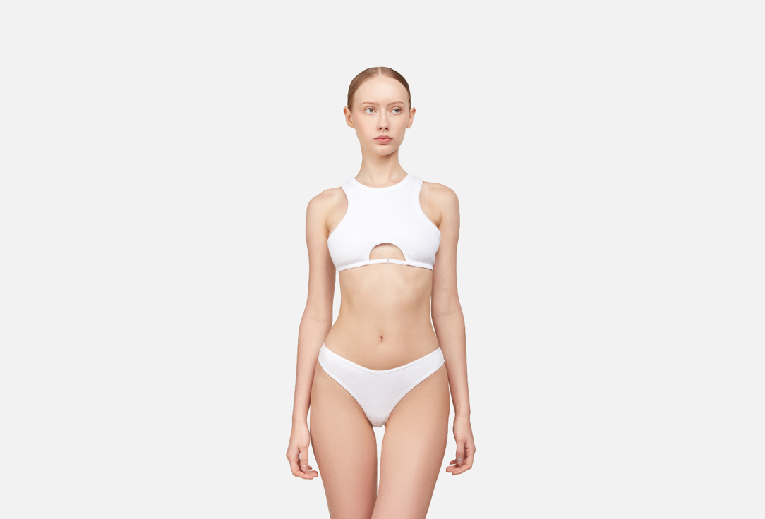 Ribbed top white M мл 2375₽