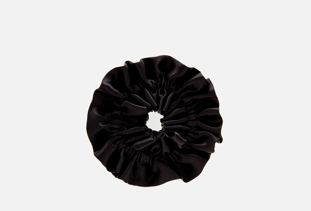 

Шелковая резинка с воланами для волос 8 HORAS OF SILK, Midnight 1 шт