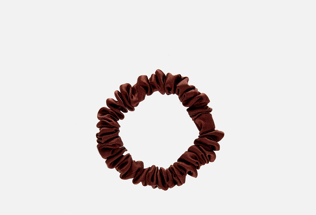 

Узкая шелковая резинка для волос 8 HORAS OF SILK, Chocolate 1 шт