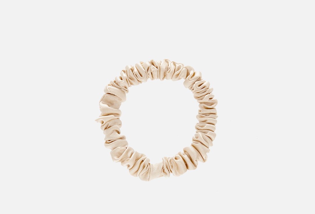 

Узкая шелковая резинка для волос 8 HORAS OF SILK, Sand 1 шт