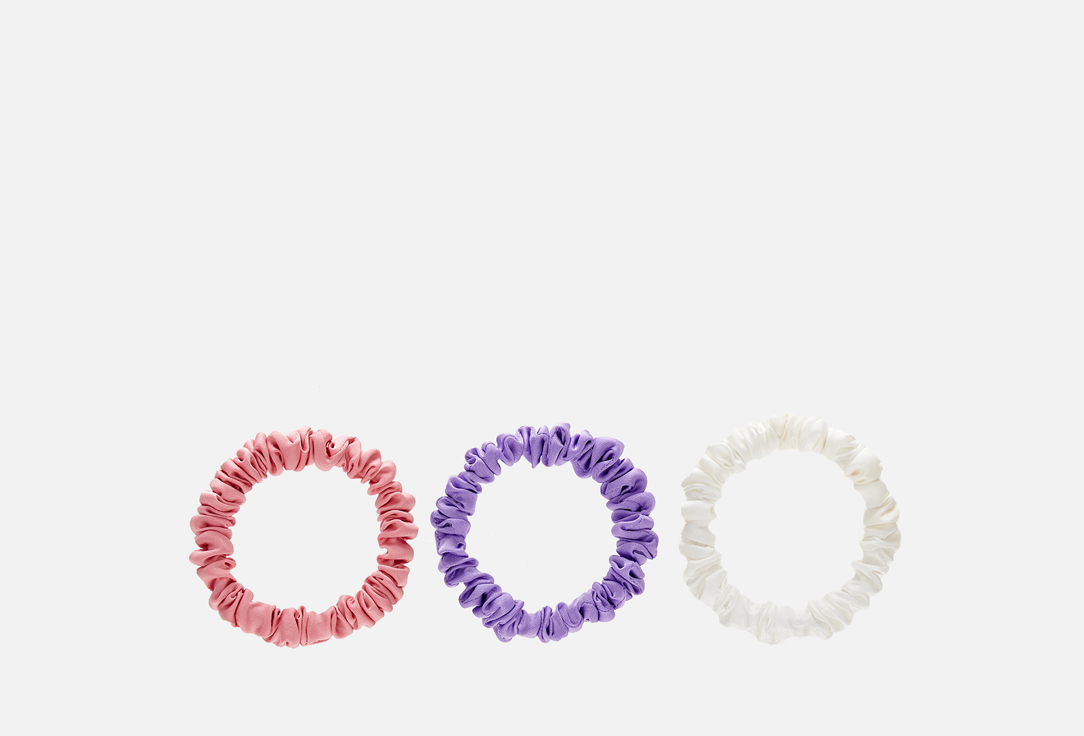 

Набор из 3 узких резинок 8 HORAS OF SILK, Pink, white, lilac 3 шт