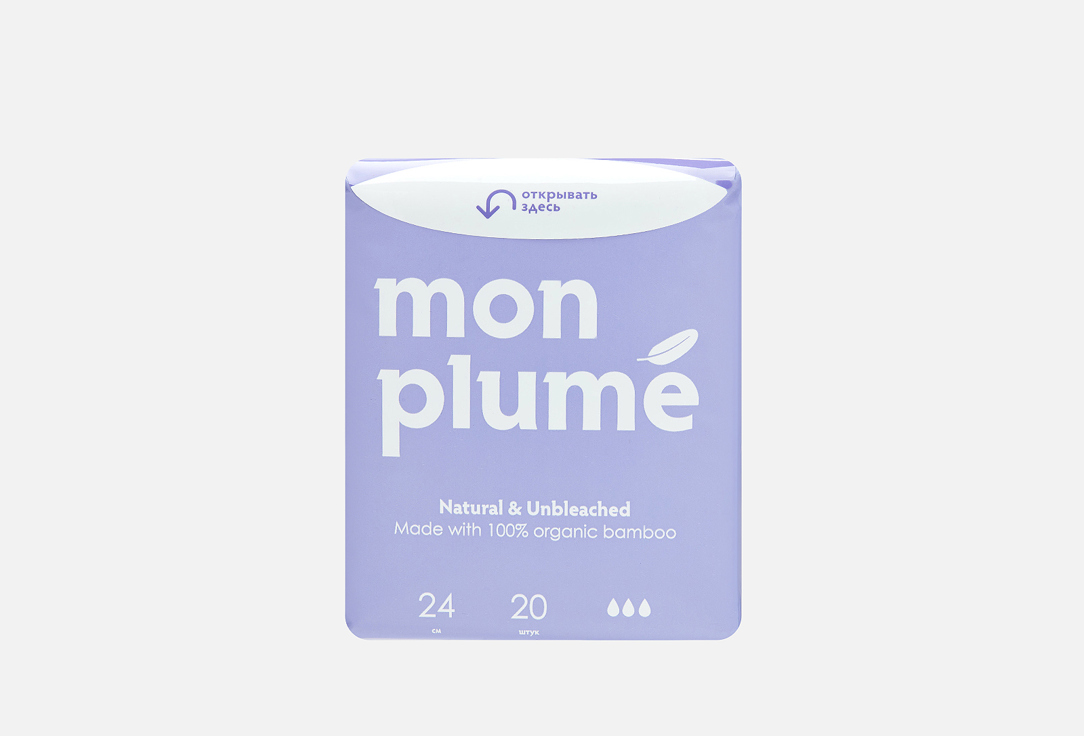Изображение товара Бамбуковые прокладки 24см Mon Plume Day