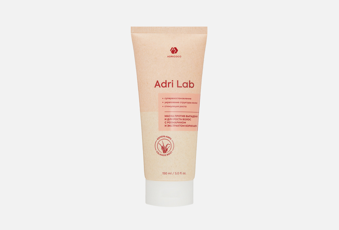 Маска против выпадения и для роста волос ADRICOCO Adri Lab with rosemary and calamus root extract 150 мл