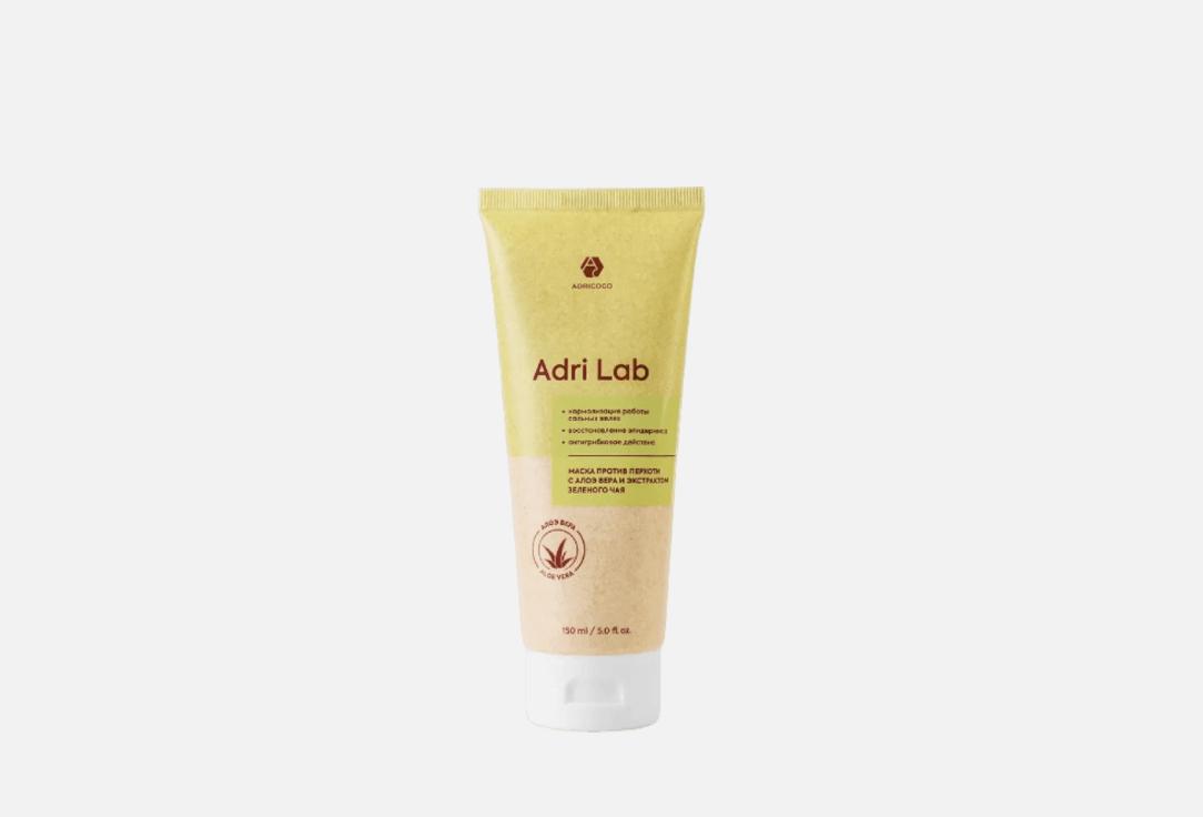 Маска для волос против перхоти ADRICOCO Adri Lab with aloe vera and green tea 150 мл цена и фото