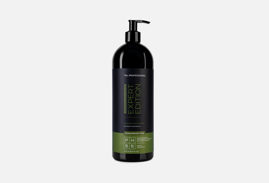 цена Шампунь для ежедневного ухода за волосами TNL PROFESSIONAL Expert Edition brown algae extract 1 л