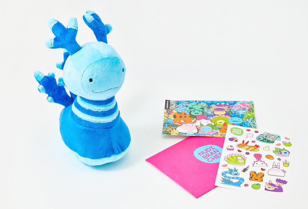 Подарочный набор для душа и ванны Nudibranches Want it! Gift pack from trix 