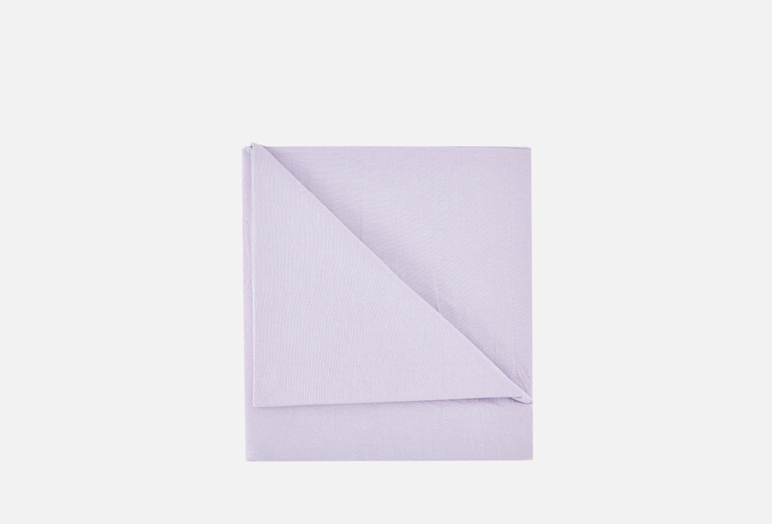 Изображение товара Простыня без резинки MORФEUS Melange Violet 230x260 см натуральный хлопок