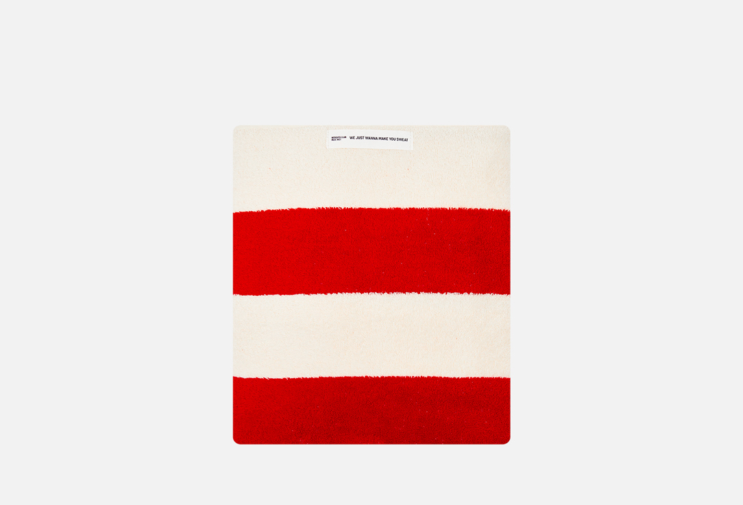 Полотенце махровое MORФEUS Red and white, 100x150 