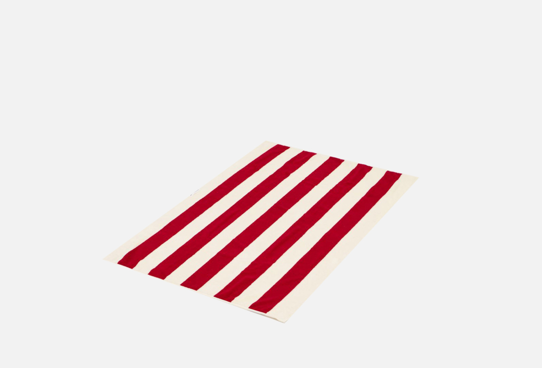 Полотенце махровое MORФEUS Red and white, 70x130 