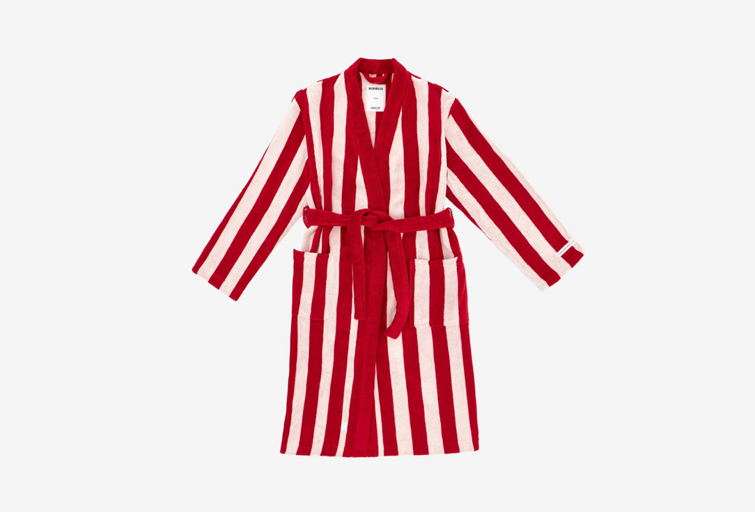 Халат MORФEUS RED STRIPES, Red and white, Tall 1 шт