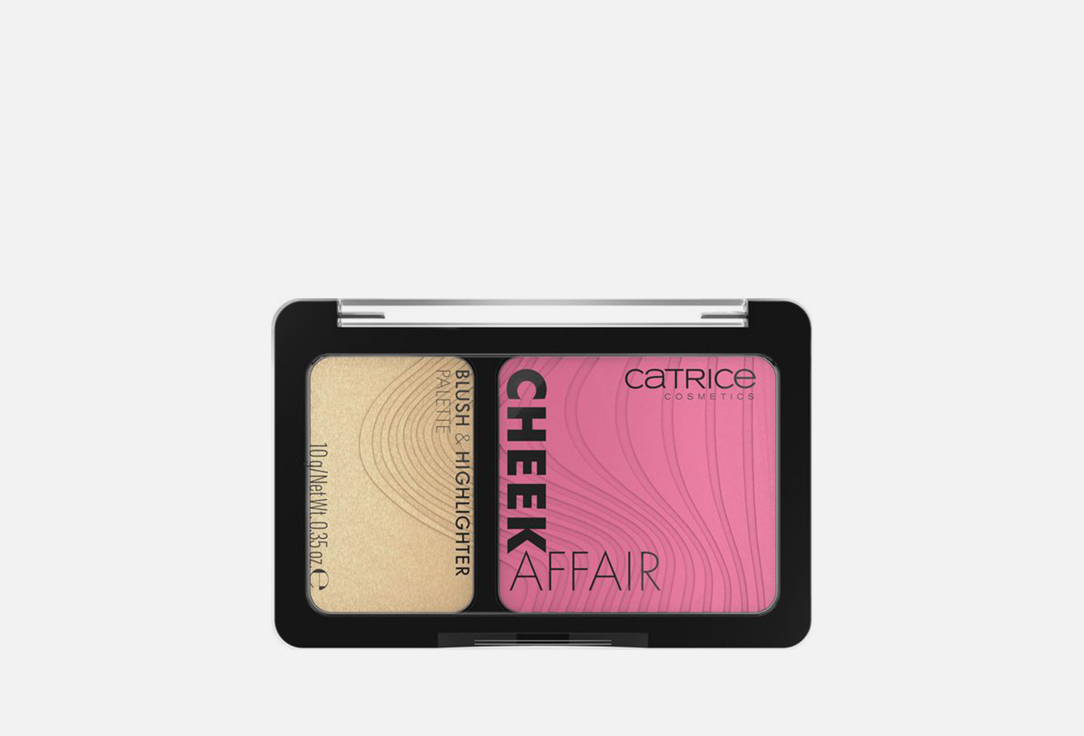 Палетка для лица Catrice Cheek affair blush & highlighter palette 010, Love at first swipe