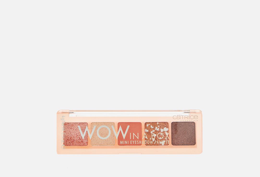 Палетка теней для век Catrice Wow in a box mini eyeshadow palette 010, Peach perfect