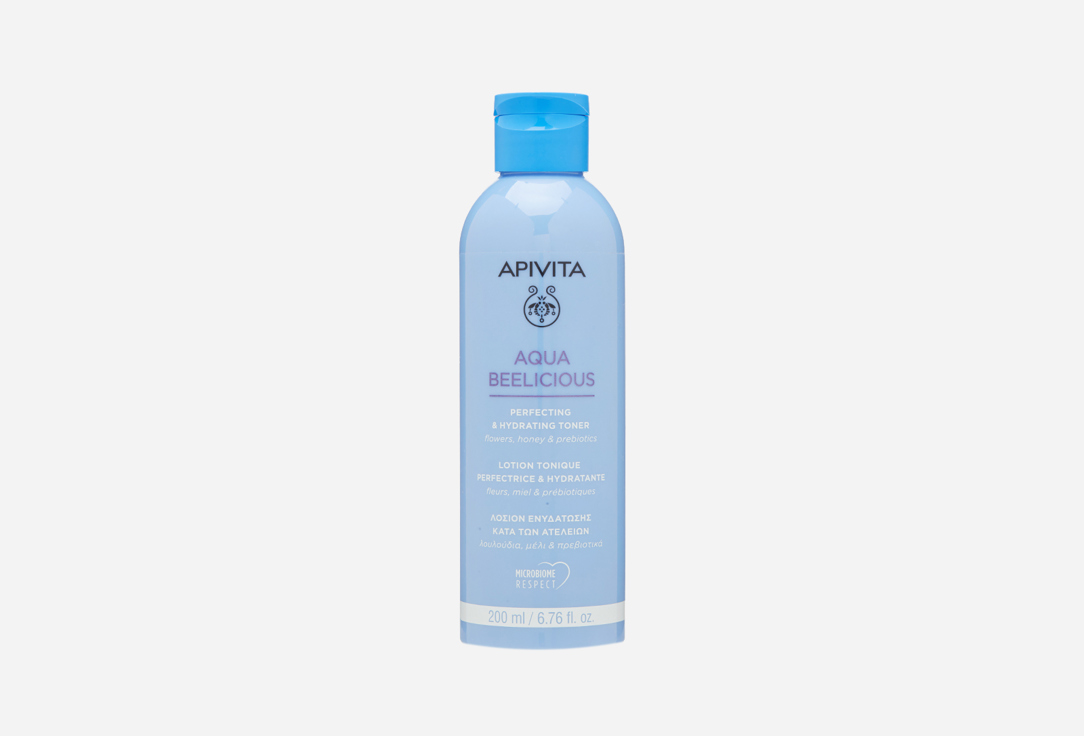 Увлажняющий и преображающий кожу тонер APIVITA Aqua beelicious 200 мл apivita тоник успокаивающий и увлажняющий 200 мл apivita cleansing