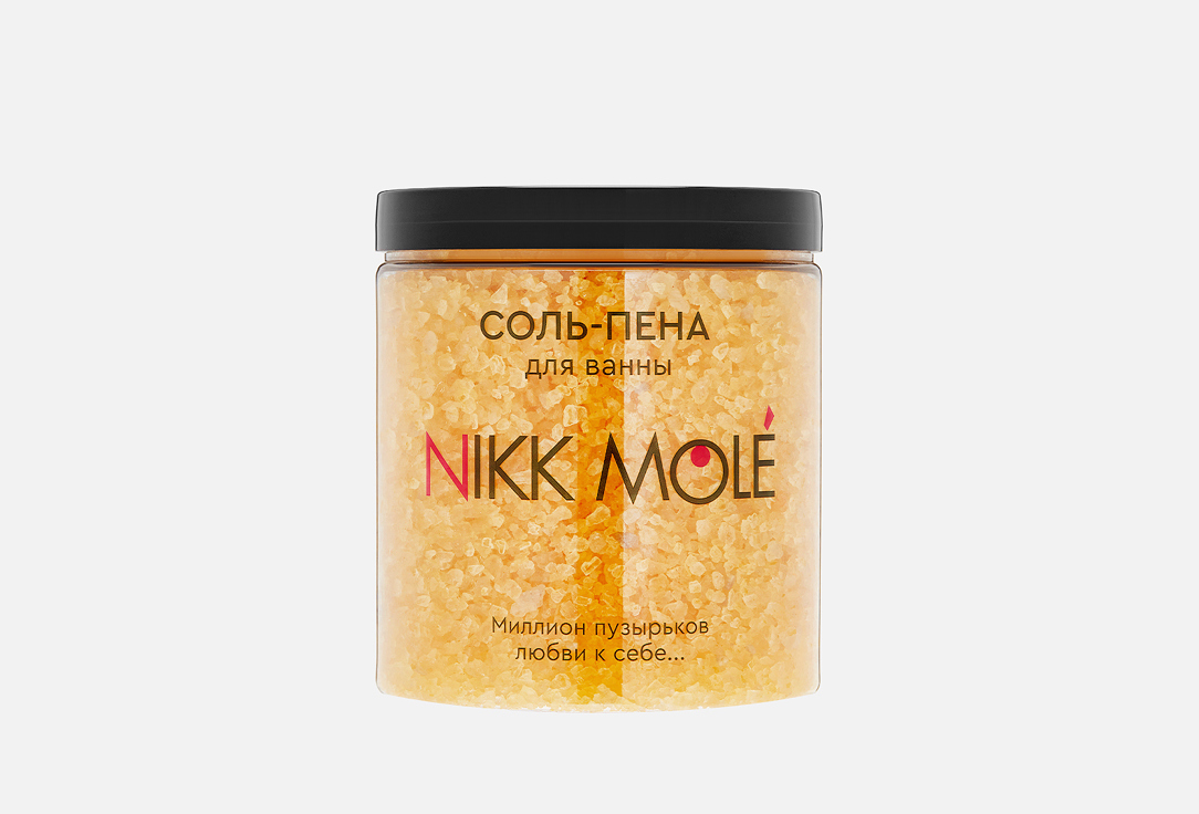 Изображение товара Соль-Пена для ванн NIKK MOLE In Balance Toning 560 г с цитрусовыми экстрактами и имбирем