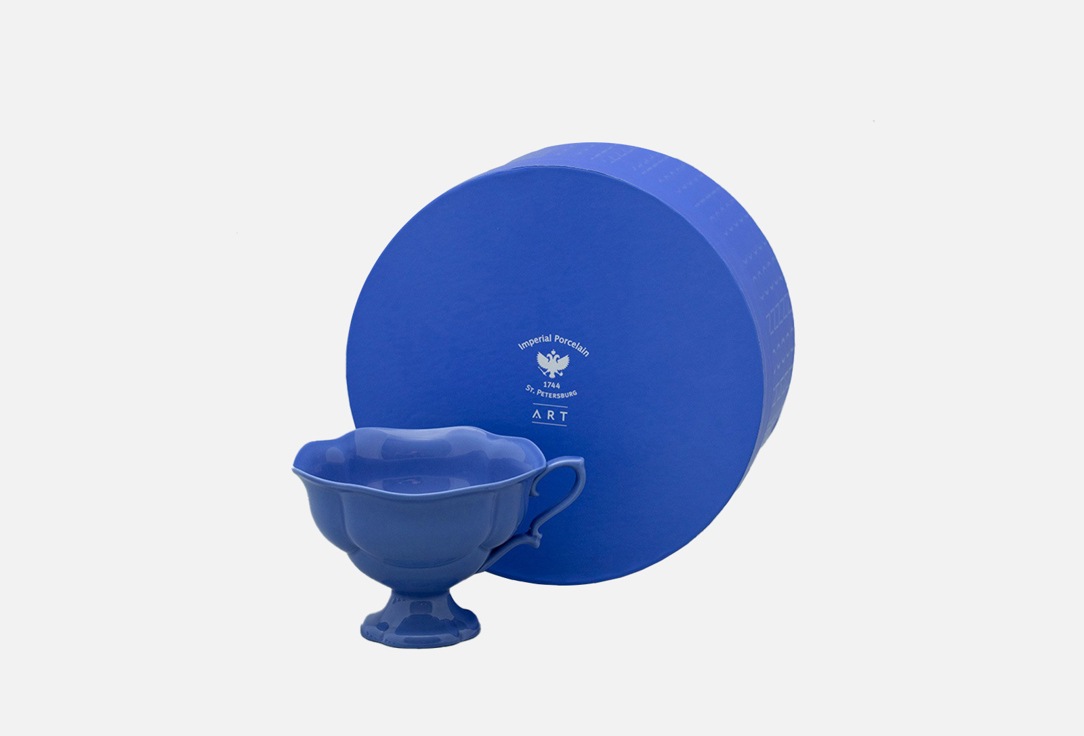 

Подарочный набор ИМПЕРАТОРСКИЙ ФАРФОРОВЫЙ ЗАВОД, Синий, Моноколор Васильковый 240 мл
