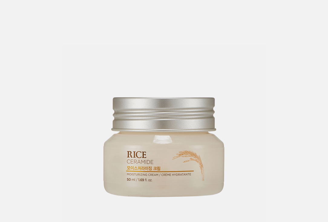 Увлажняющий крем для лица THE FACE SHOP Rice & ceramide moisturizing cream 