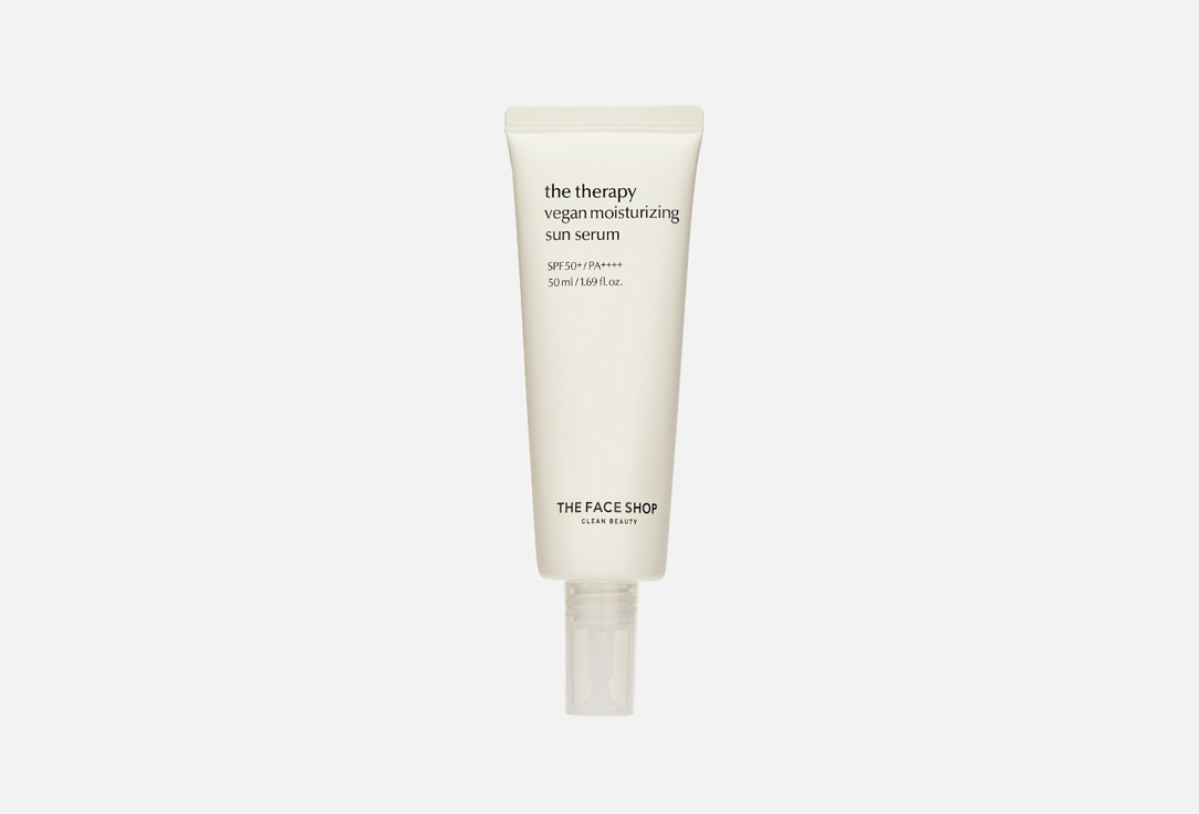 Изображение товара Солнцезащитная сыворотка для лица SPF 50+ PA++++ THE FACE SHOP The therapy vegan moisturizing