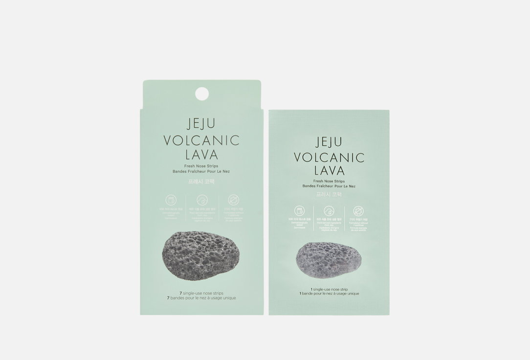 Изображение товара Очищающие полоски для носа THE FACE SHOP Jeju volcanic lava fresh nose strips