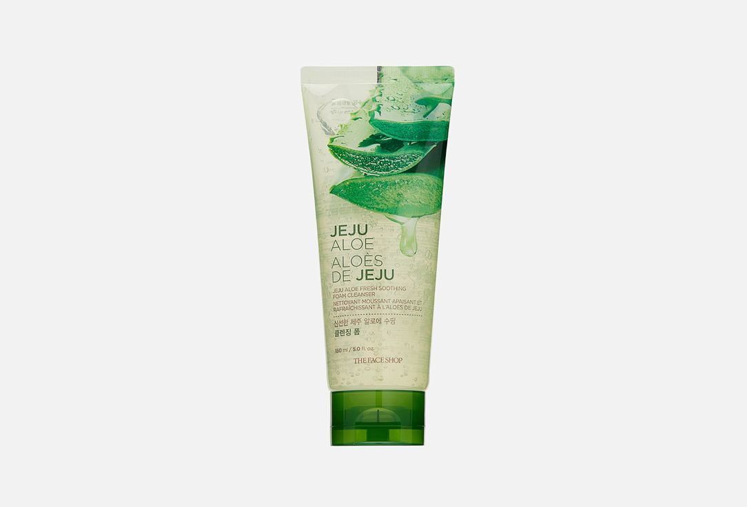 Изображение товара Успокаивающая пенка для лица THE FACE SHOP Jeju aloe fresh soothing