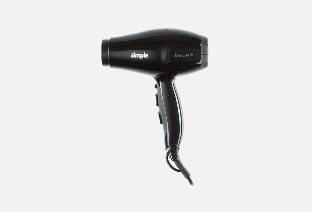 Изображение товара Щетка для волос с нейлоновой щетиной Dewal VITRAGE черная