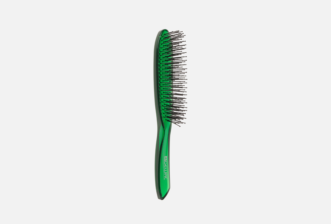 Щетка для волос с нейлоновой щетиной DEWAL PROFESSIONAL VITRAGE green 1 шт