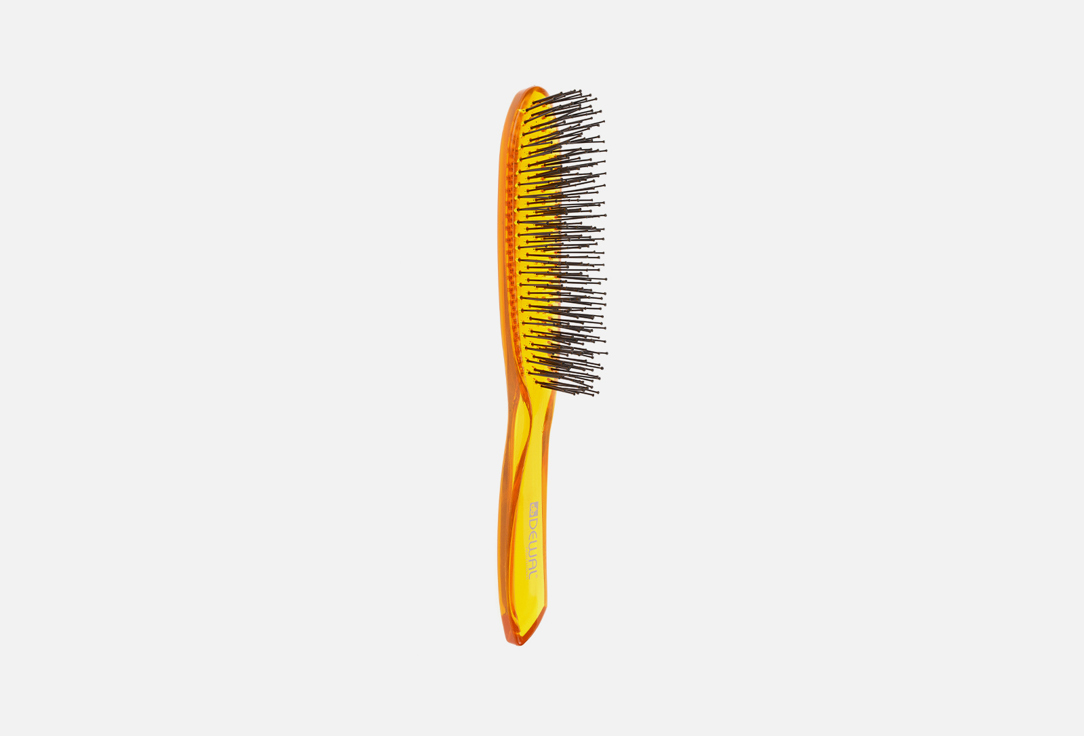 Щетка для волос с нейлоновой щетиной Dewal Professional  VITRAGE yellow 