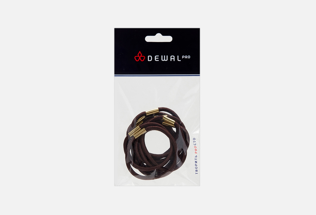 Изображение товара Резинки для волос Dewal maxi brown